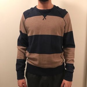 GAP Brown & Navy Stripped Sweater